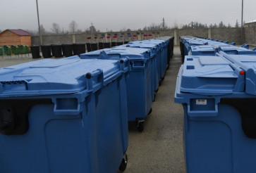 Odpadové kontajnery a ďalšie vybavenie pre Gruzínsko