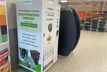 Automat na BIO vrecká už aj na Slovensku